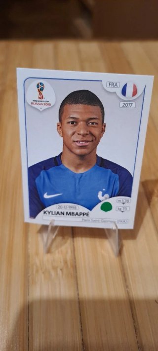 Kylian Mbappe Cromo Mundial Rusia 2018 #209 ROOKIE