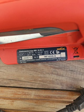 Sierra eléctrica Hurricane 18-35/1