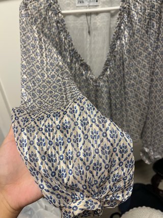 Blusa Zara Estampada XS