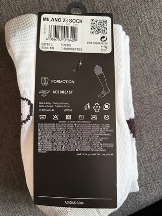 Pack 3 pares calcetines Adidas fútbol T34-36