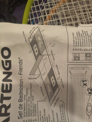 Set Bádminton Artengo con Red