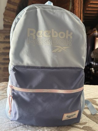 Mochila Reebok Azul Claro y Morado