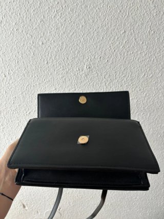 Bolso Zara Negro Talla M Nuevo