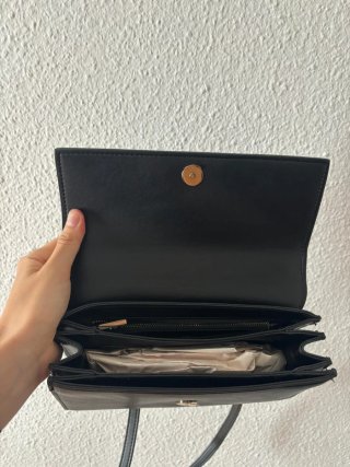 Bolso Zara Negro Talla M Nuevo