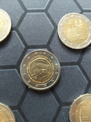 Lote 5 monedas 2€ conmemorativas