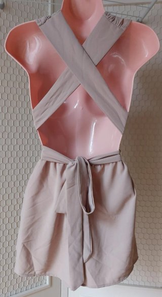 Mono corto beige talla única