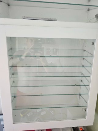 Vitrina expositor Besta Ikea con led