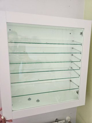 Vitrina expositor Besta Ikea con led