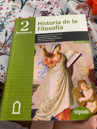 Historia de la filosofía, 2 Bachillerato
