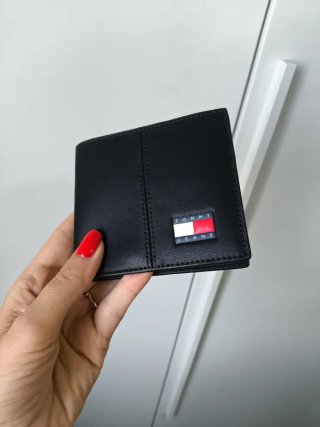 Portafoglio uomo Tommy Hilfiger nero