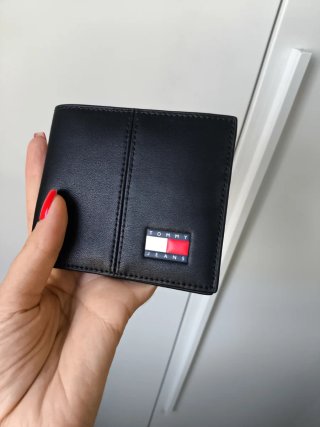 Portafoglio uomo Tommy Hilfiger nero