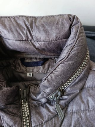 Chaqueta acolchada marrón