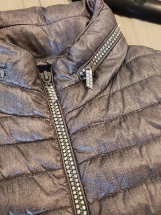 Chaqueta acolchada marrón