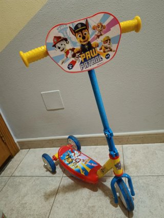 Patinete Patrulla Canina 3 Ruedas