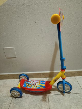 Patinete Patrulla Canina 3 Ruedas