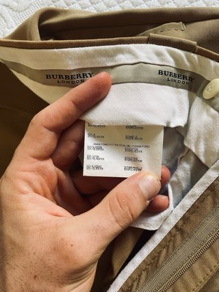 Pantalón Burberry Beige/Caqui