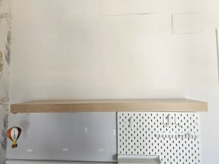 Estantería Ikea Lack Roble 110x26