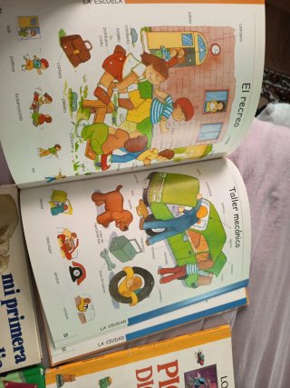 4 Enciclopedias español ingles. Regalo abecedario