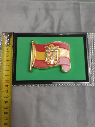Emblema Bandera España Águila Marco