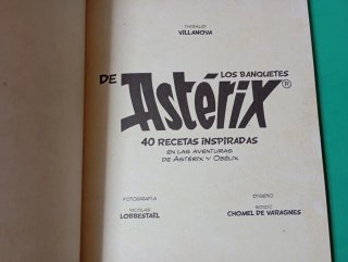 Libro Los Banquetes de Astérix.