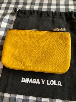 Bimba y Lola Cartera/Monedero Triple Amarillo