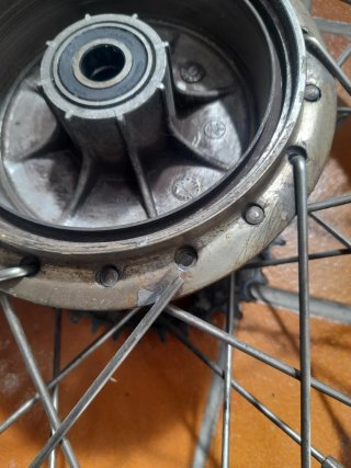 Rueda Trasera Yamaha SR 250