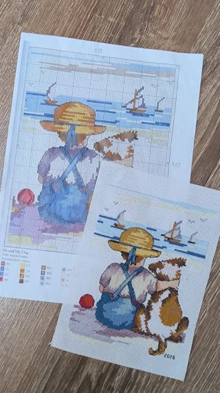 Grafico a punto de cruz infantil