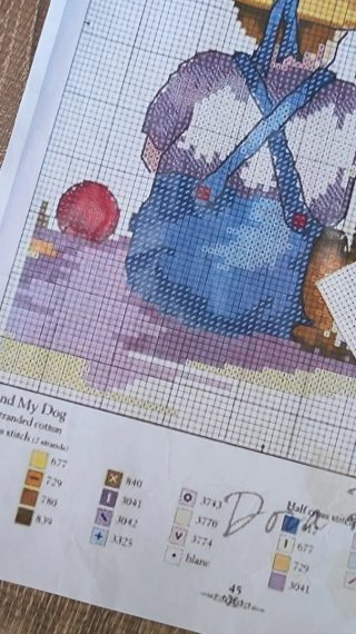 Grafico a punto de cruz infantil