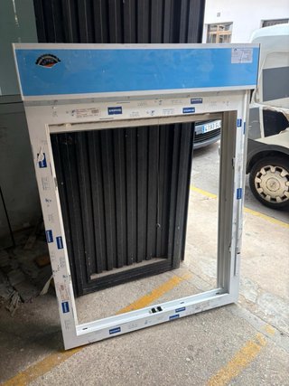 Ventana PVC corredera blanca 2 hojas