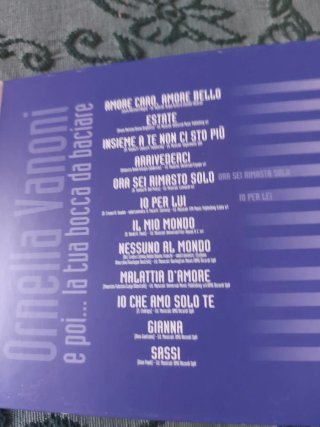 CD Ornella Vanoni E poi la tua bocca 2001