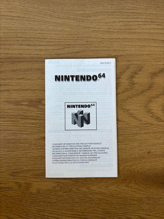 Manual Nintendo 64