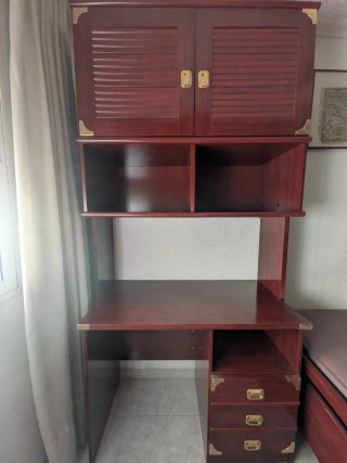 Dormitorio completo madera