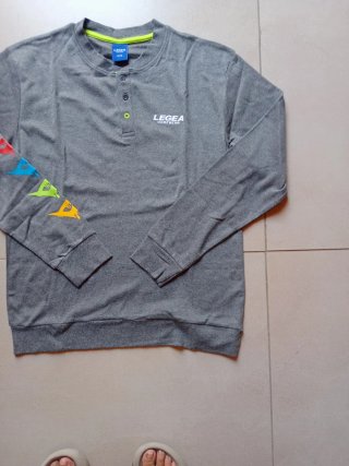 Pigiama Legea caldo cotone grigio taglia M