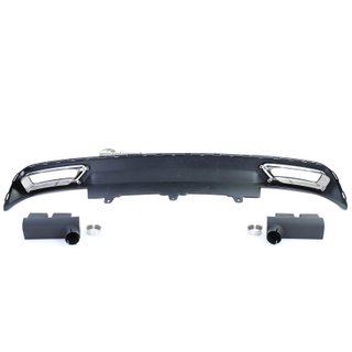 DIFUSOR TRASERO AUDI A6 4G LOOK S6