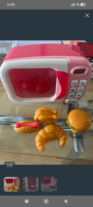 Microondas de juguete infantil