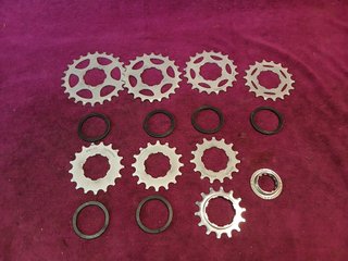 Pacco Pignoni Campagnolo 8v Alluminio