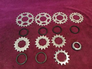 Pacco Pignoni Campagnolo 8v Alluminio