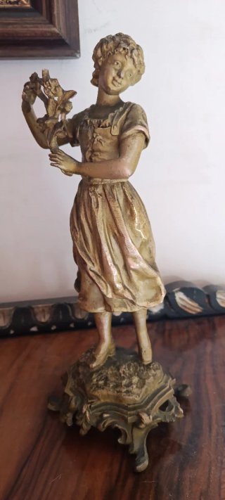 Figura Bronce Dorado Napoleón III