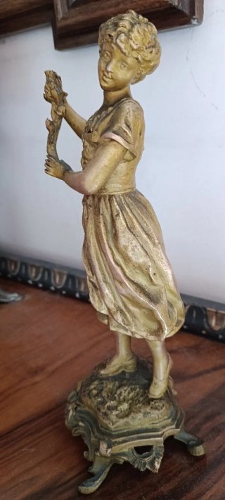 Figura Bronce Dorado Napoleón III