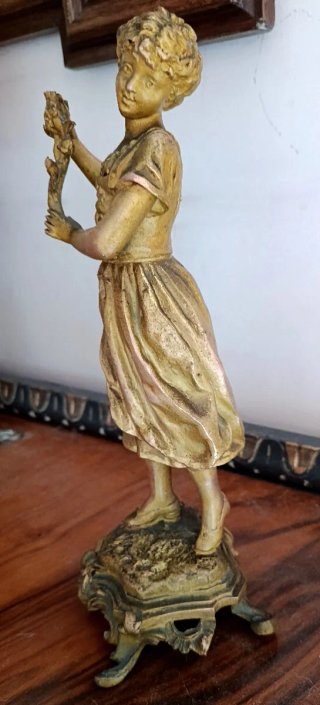 Figura Bronce Dorado Napoleón III