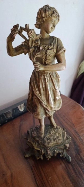 Figura Bronce Dorado Napoleón III