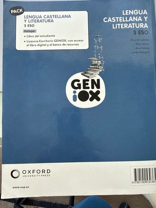 Lengua castellana y literatura Geniox