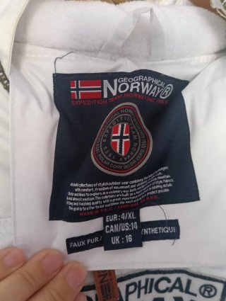 Chaqueta Geographical Norway Blanca