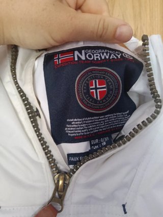 Chaqueta Geographical Norway Blanca