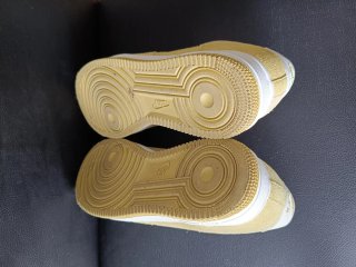 Zapatillas Nike Air Force 1 Beige Plata