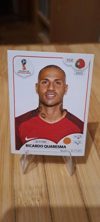 Cromo Ricardo Quaresma Mundial Rusia 2018