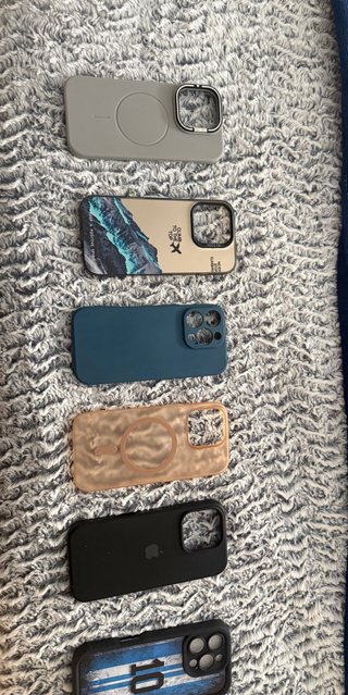 Lote 6 Fundas iPhone 16 Pro