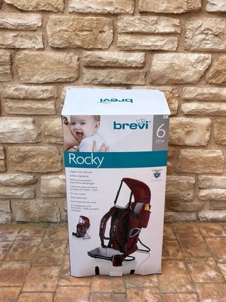 Mochila porta bebé roja