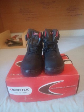 Scarpe antinfortunistiche Cofra Nere Nuove