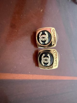 Pendientes chanel  vintage de lujo